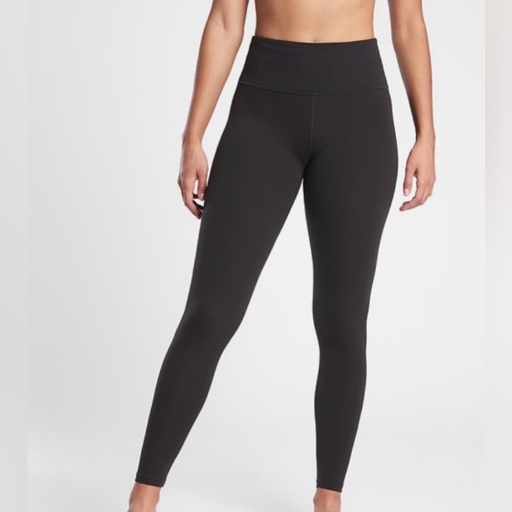 Athleta Ultra High Rise Elation 7/8 Ankle Tight Leggings Black Size MEDIUM